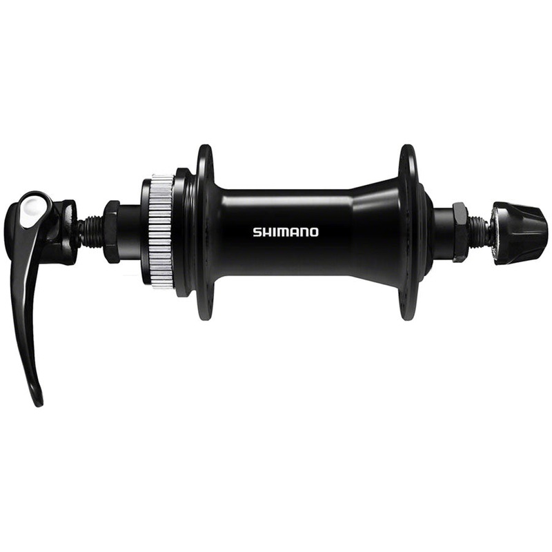 Deore HB-QC400 Front Hub – QR x 100mm Center-Lock Disc Black 32H