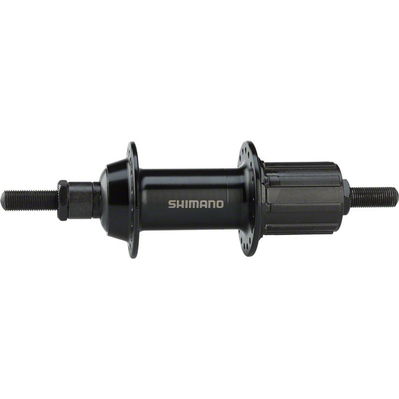 FH-TX500 Rear Hub – Threaded x 135mm Rim Brake HG10 Black 36H