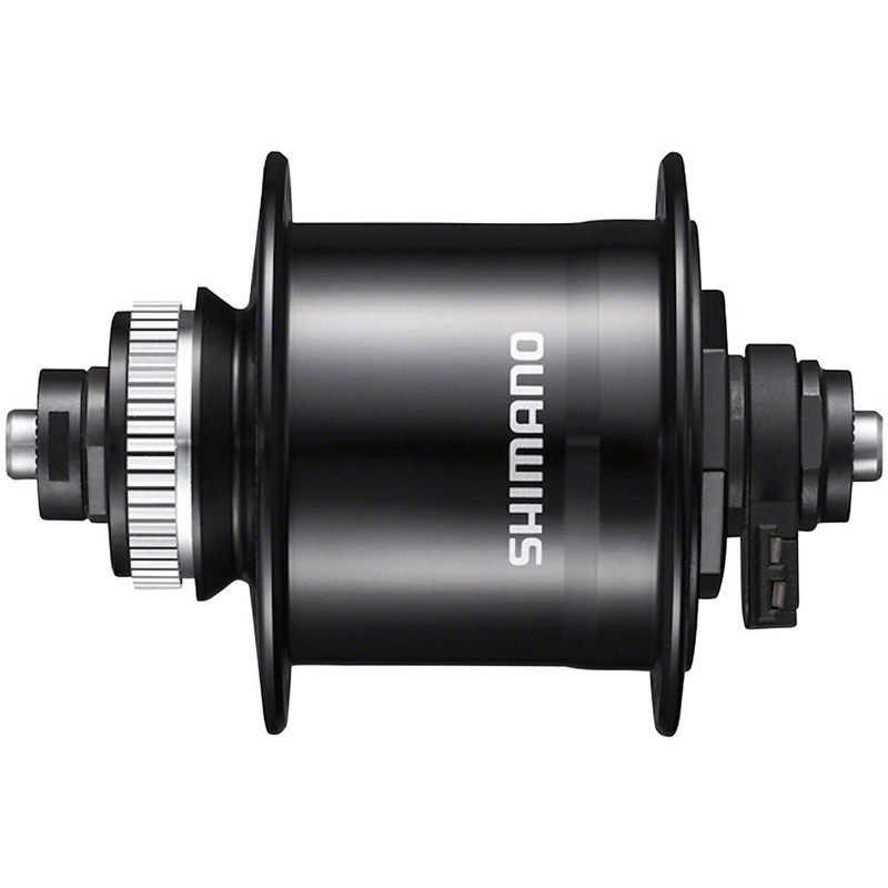 Metrea DH-UR700-3D Dynamo Front Hub – QR x 100mm Center-Lock BLK 32h