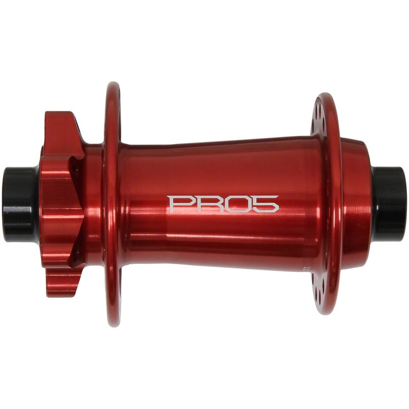 Pro 5 Front Hub – 15 x 110mm 6-Bolt Red 28H