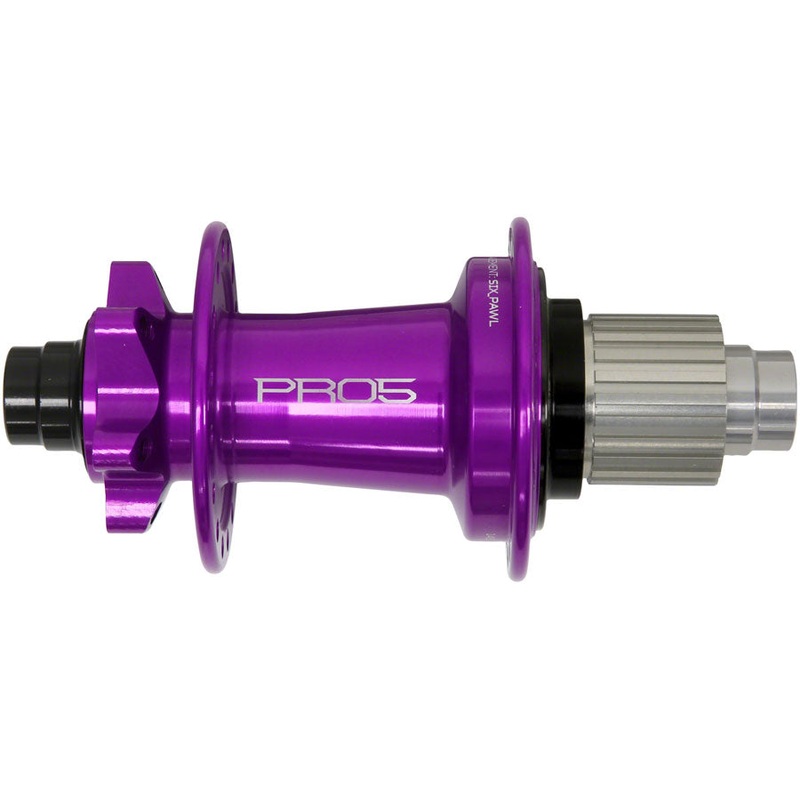 Pro 5 Rear Hub – 12 x 148mm 6-Bolt Micro Spline Purple 28H