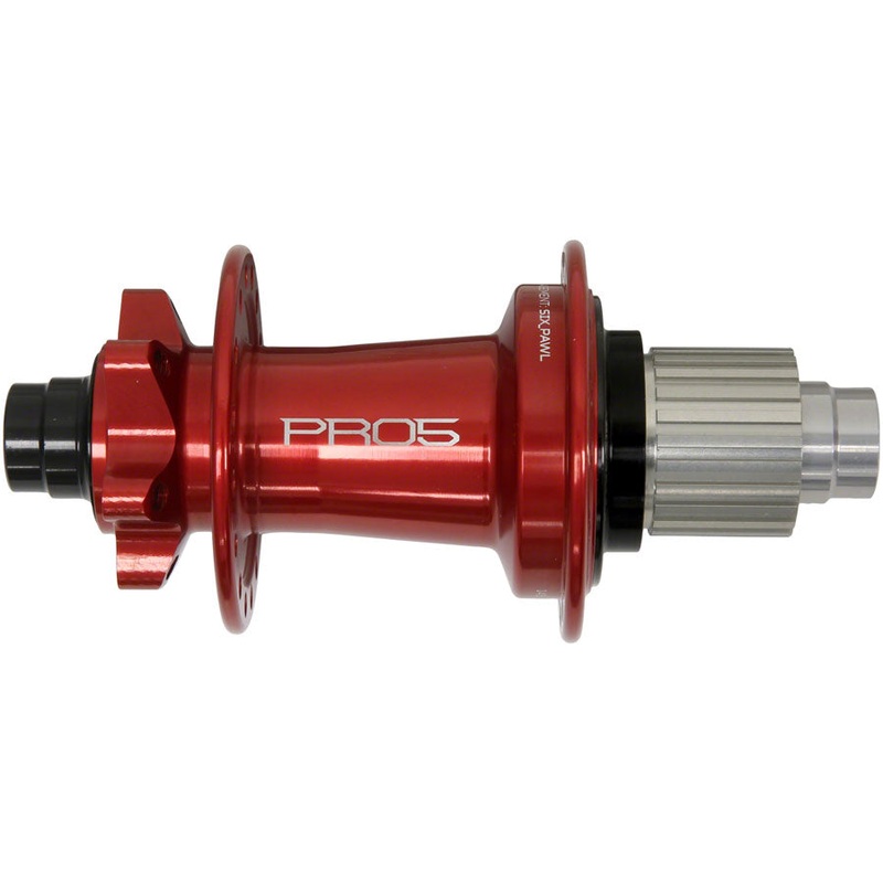 Pro 5 Rear Hub – 12 x 148mm 6-Bolt Micro Spline Red 28H