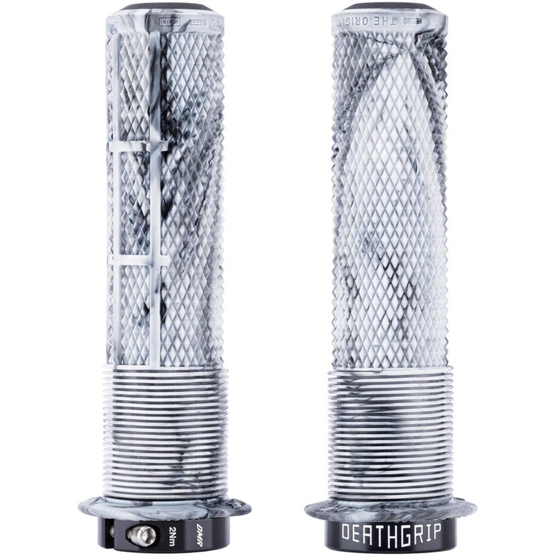 DeathGrip 2 Flanged Grips – Thin Lock-On Snow Camo
