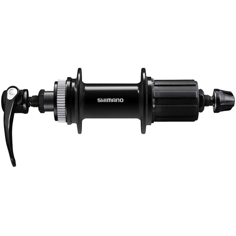 Deore FH-QC400-HM Rear Hub – QR x 135mm Center-Lock Disc HG10 BLK 36H