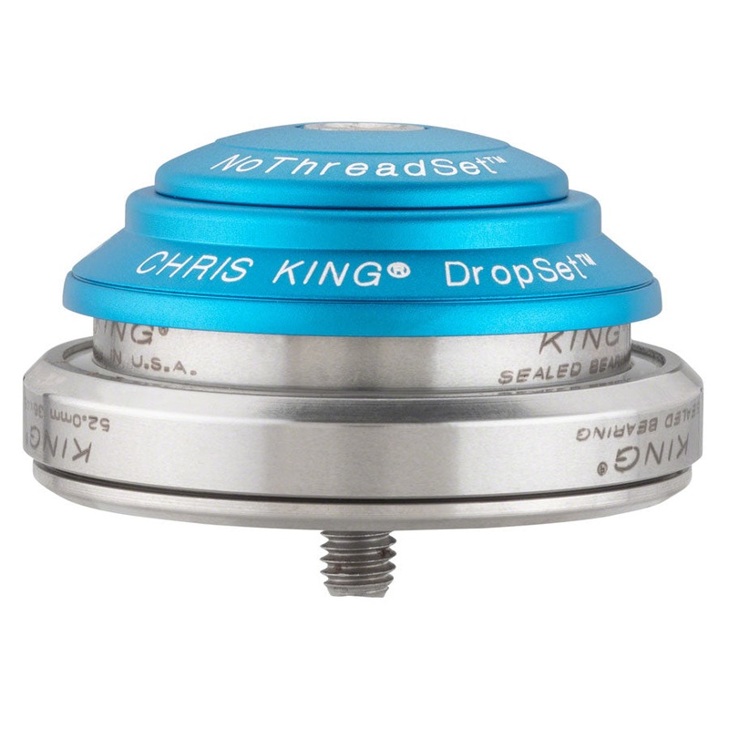 DropSet 3 Headset – 1-1/8 – 1.5 41/52mm 36 Deg Matte Turquoise