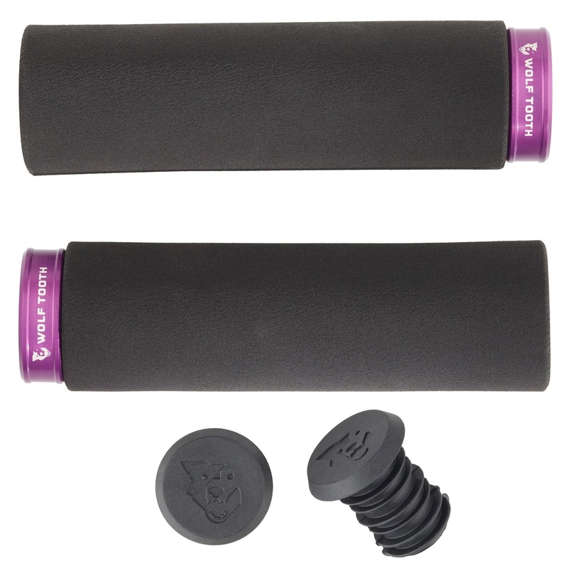 Fat Paw Lock-on Grips – Black/Purple