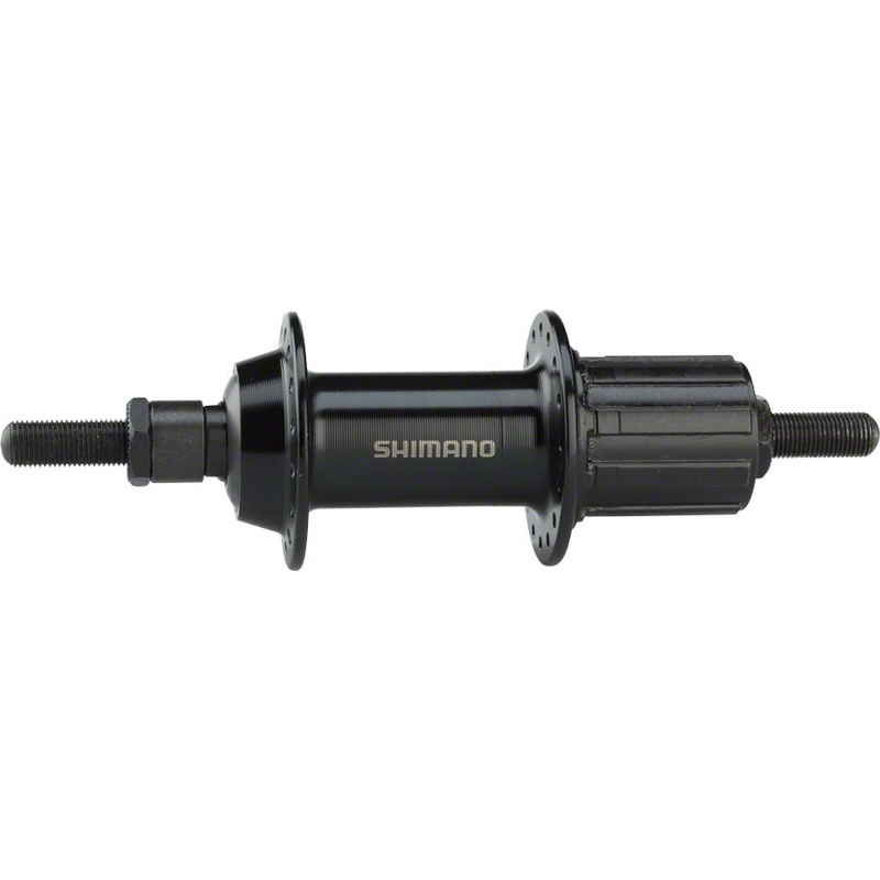 FH-TX500 Rear Hub – Threaded x 135mm Rim Brake HG10 Black 32H