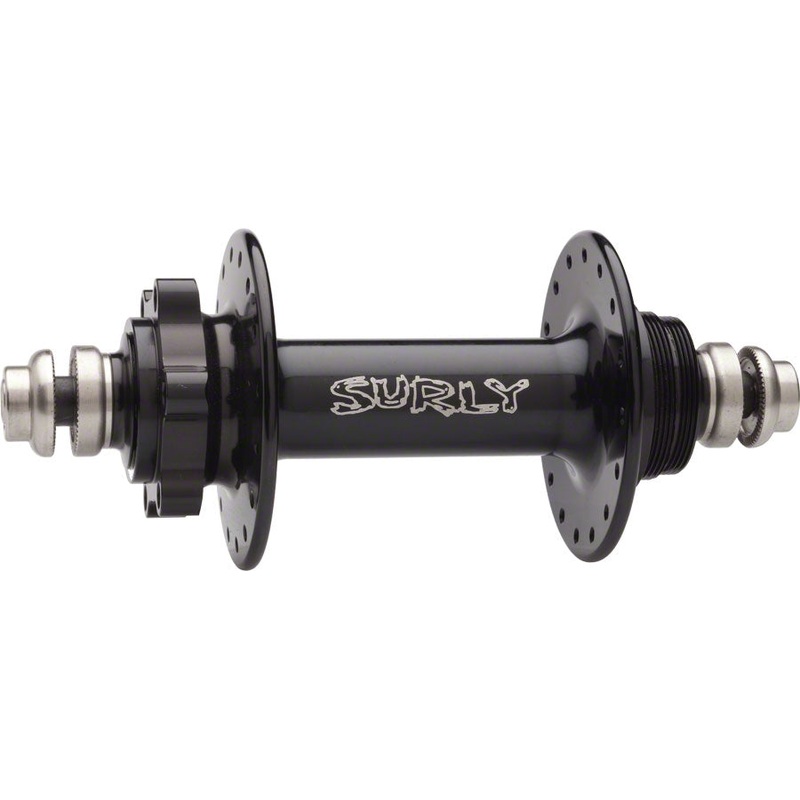 Ultra New Rear Hub – Threaded x 135mm 6-Bolt Fixed Black 32H