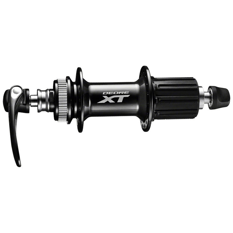 XT FH-M8000 Rear Hub – QR x 135mm Center-Lock HG 11 MTN Black 32H