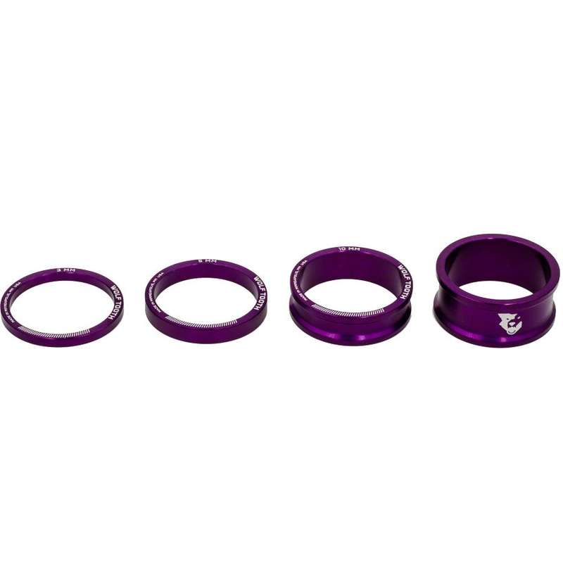 Headset Spacer Kit 3 5 10 15mm Purple