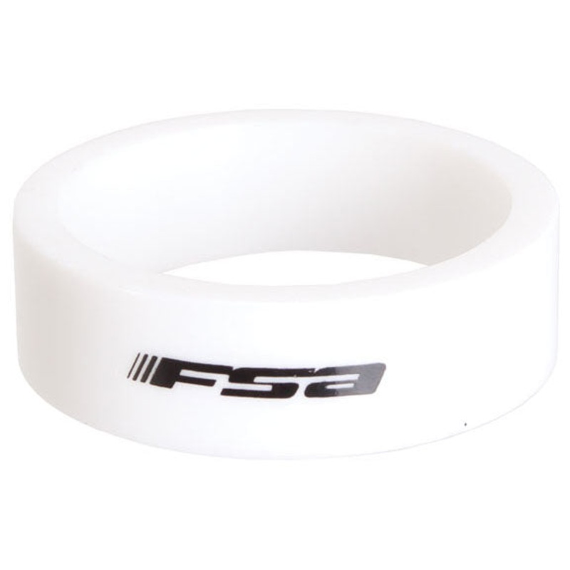 PolyCarb Headset Spacer 1-1/8x10mm White 10/Count