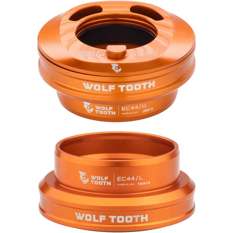 Premium Internal Headset – EC44 Upper / EC44 Lower For Enve In-Route System Only Orange