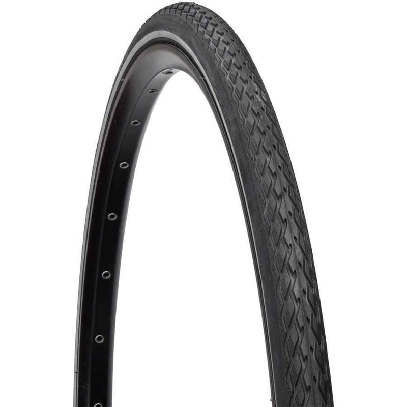 Marathon Bike Tire: 27 x 1-1/4, Wire Bead, Performance Line, Endurance Compound, GreenGuard, Black/Reflect