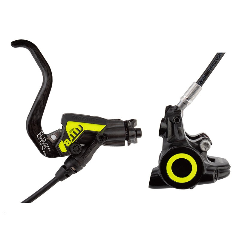 MT8 SL Disc Brake Lever – Front Rear Hydraulic Flat Mount Gray/YLW