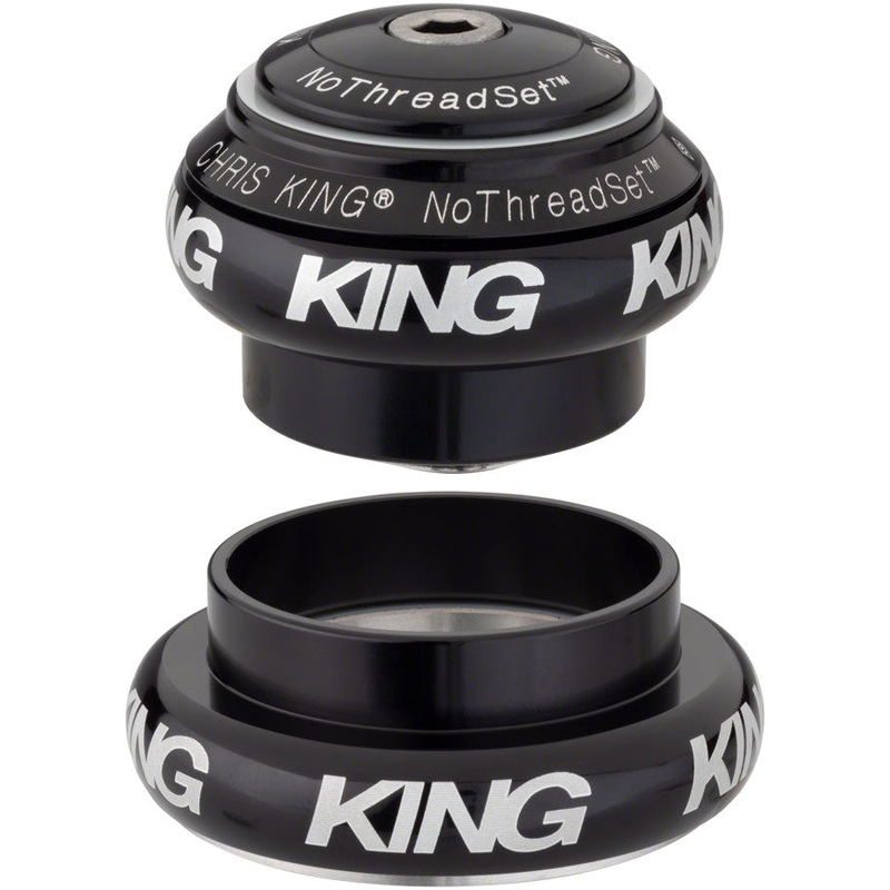 NoThreadSet Headset – 1-1/8 – 1.25 34/44mm Black