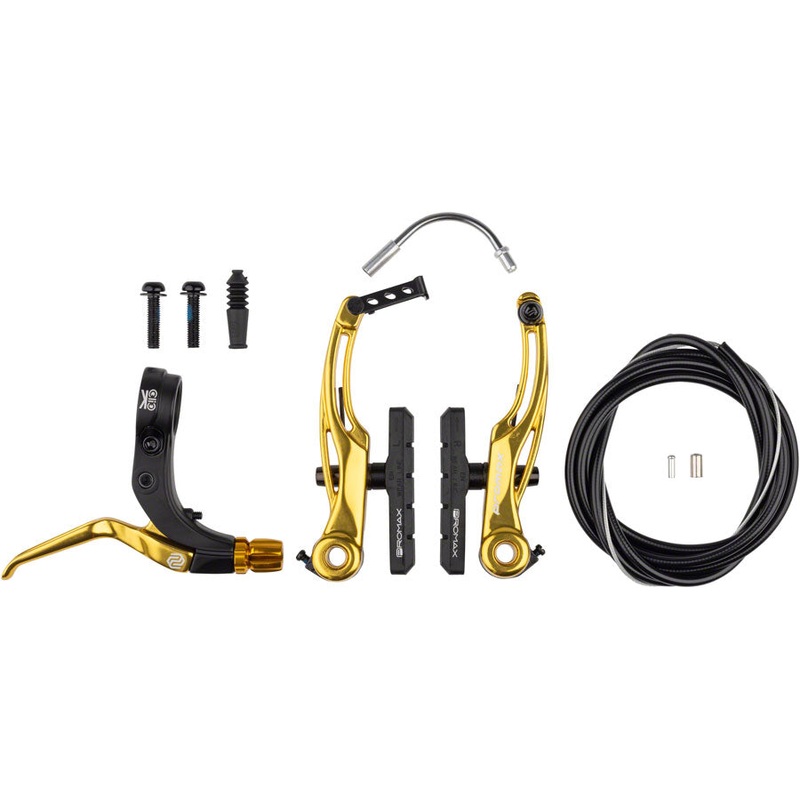 P-1/Click V-Point Linear Pull Brake Kit – 108mm Gold