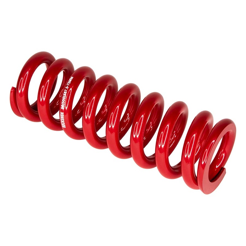 Metric Coil Spring – 151mm Length 57.5 – 65mm Travel 600 lb Electric Red