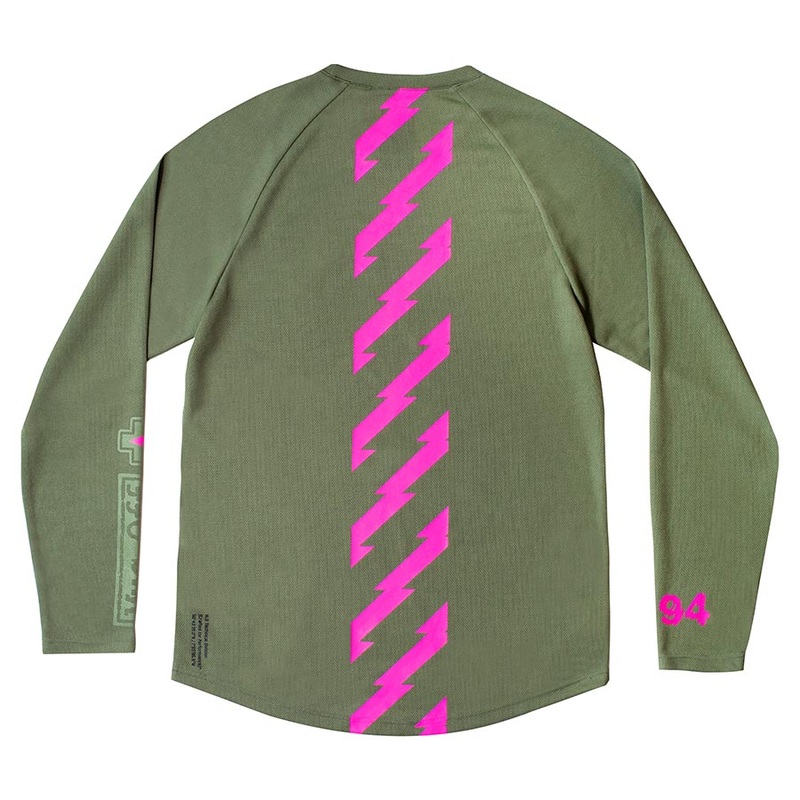Riders LS Jersey Long Sleeves Men Green L