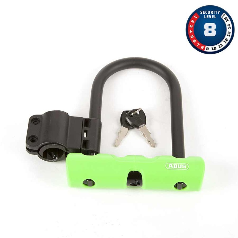 Ultra 410 Mini U-Lock Key 12mm 14.0cm x 15.0cm 5.5 x 5.9 SH34 Green