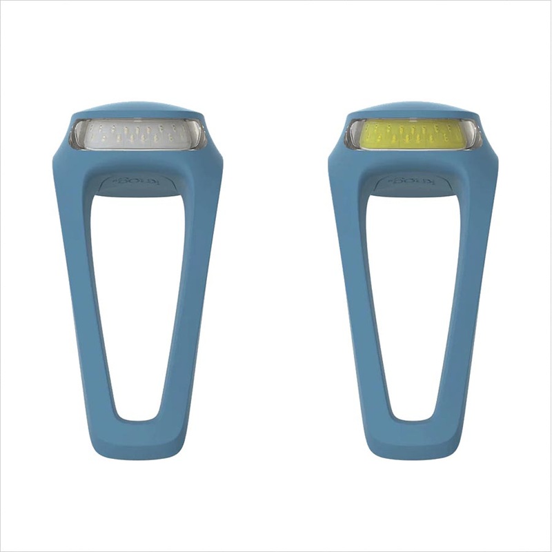 Frog V3 Light Front and Rear Blue Set