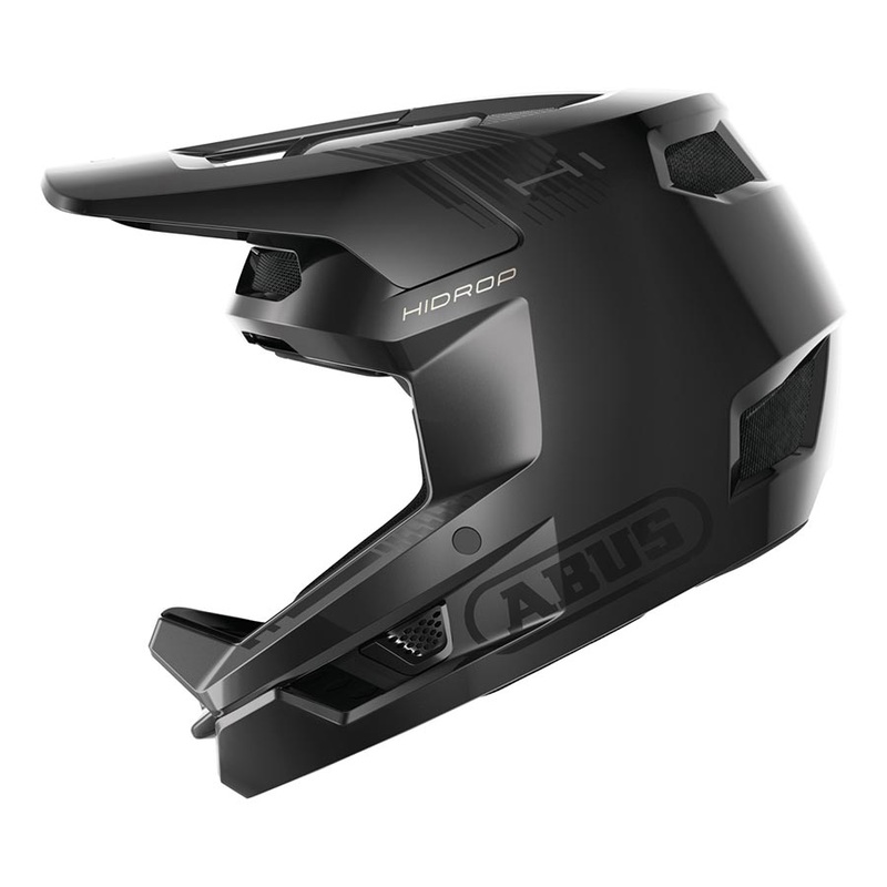 HiDrop Full Face Helmet XL 61 – 62cm Shiny Black