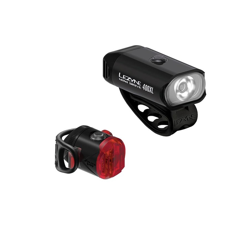 Mini Drive 400XL / Femto USB Light Front and Rear Black Set