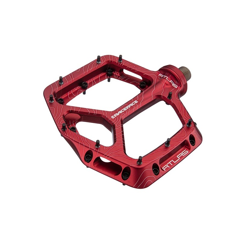 Atlas Pedals – Platform Aluminum 9/16 Red