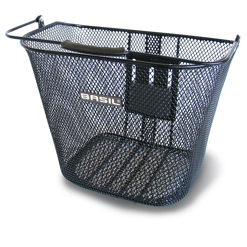 Bremen Basket Front KlickFix system Black