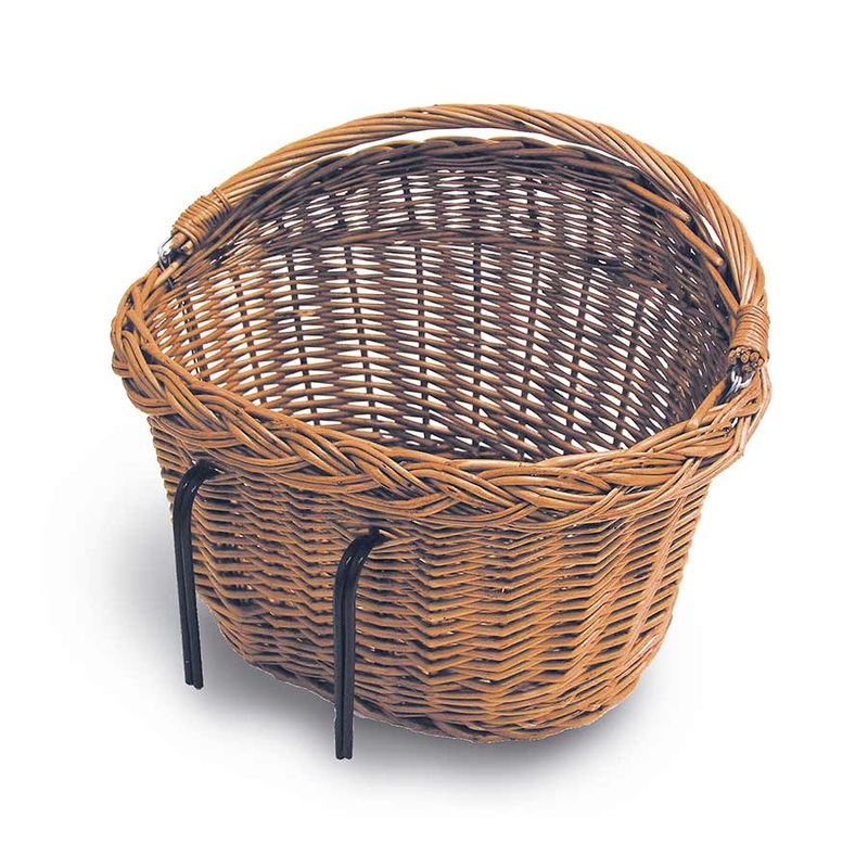 Detroit Front/Rear basket Varniched Natural