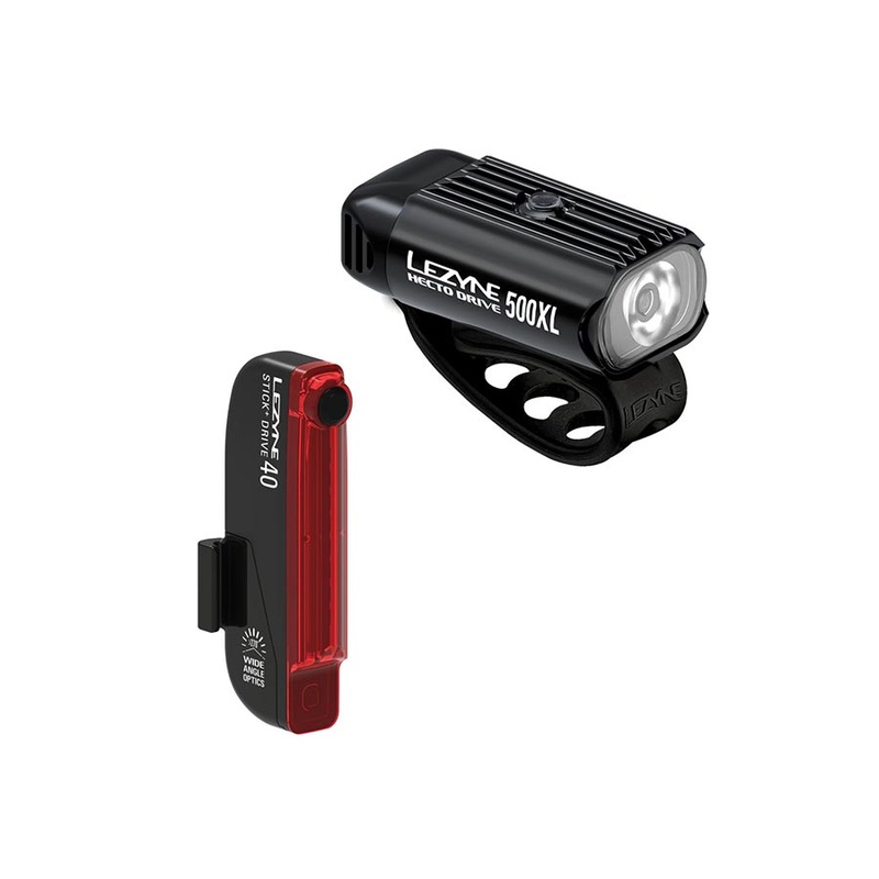 Hecto Drive 500XL / Stick+ Drive Light Front and Rear Black Set