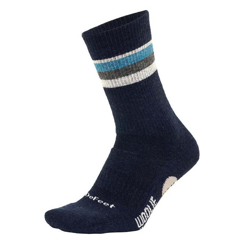Woolie Boolie 6 Socks Compass Navy L Pair