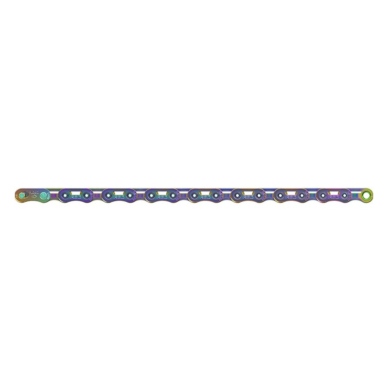 Red FlatTop E1 Chain Speed: 12 Links: 114 Multicolor