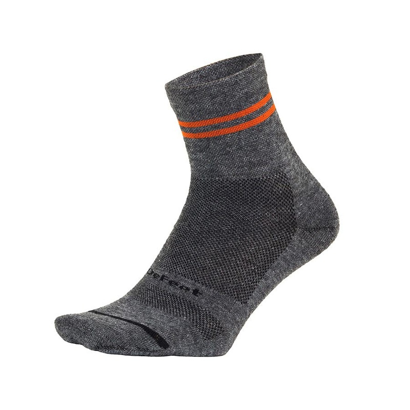 Wooleator Pro 3 Socks Gravel Grey/Burnt Orange XL Pair