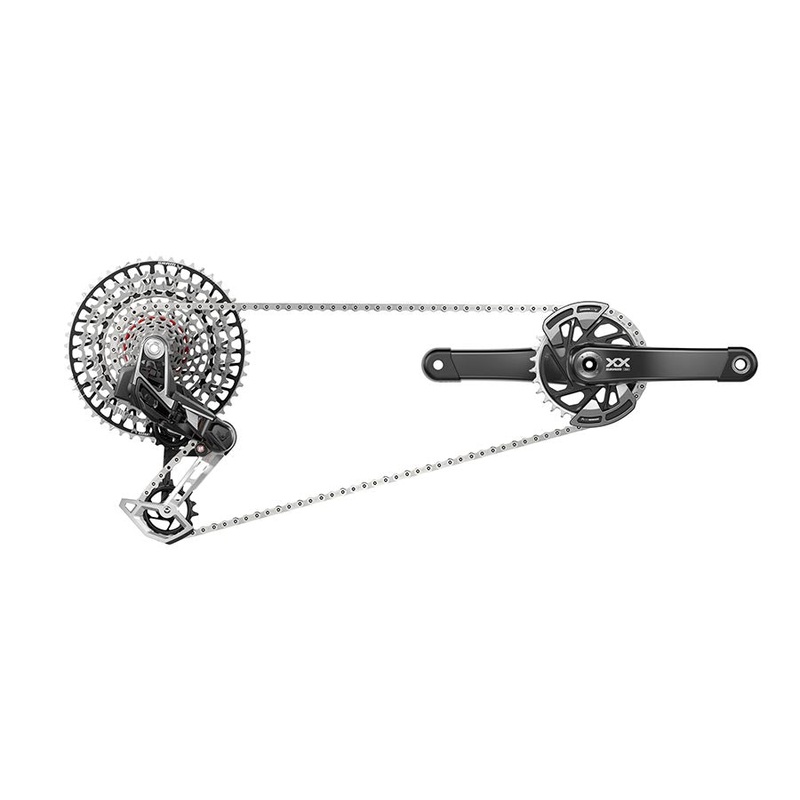 XX T-Type Eagle Transmission Groupset – 165mm Crank 32t Chainring AXS POD Controller 10-52t Cassette Rear Derailleur Chain