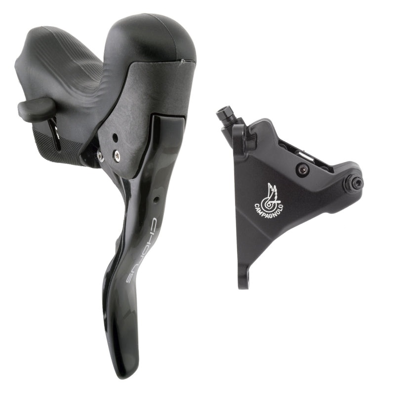 Chorus Ergopower Hydraulic Brake/Shift Lever Disc Caliper – Left/Front 12-Speed 160mm Flat Mount Caliper BLK