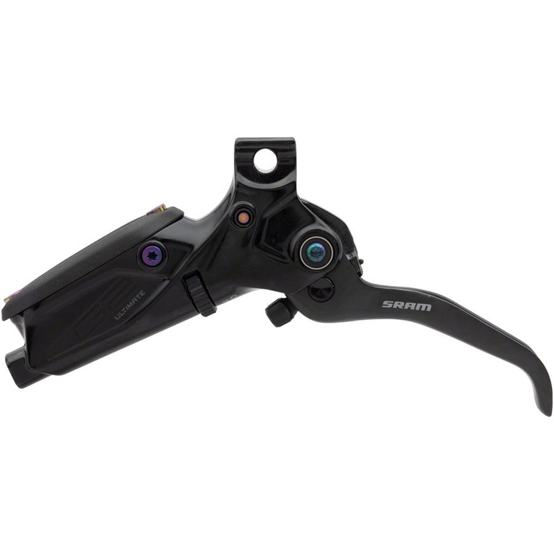 G2 Ultimate Disc Brake Lever Assembly – Carbon Lever Gloss BLK Rainbow Hardware A2