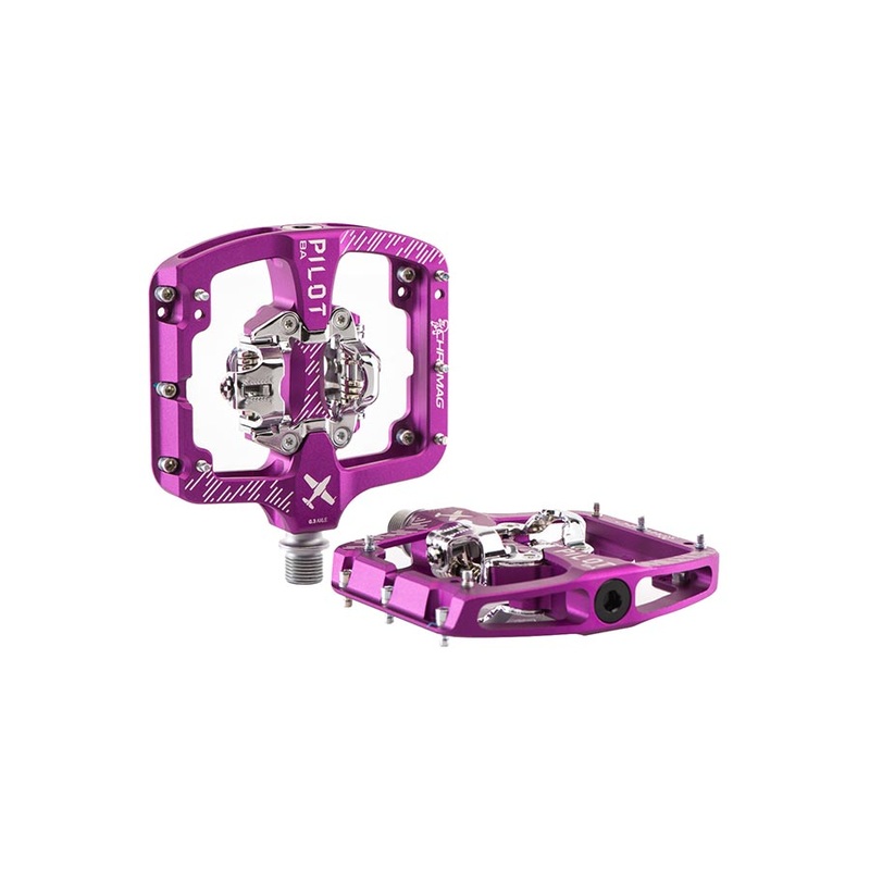 Pilot BA SPD Pedals Purple