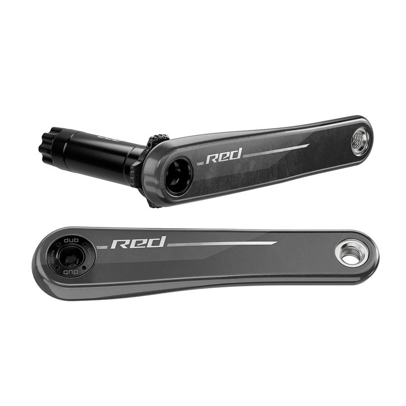 RED Crank Arm Assembly – 167.5mm 12-Speed 8-Bolt Direct Mount DUB Spindle Interface Natural Carbon E1