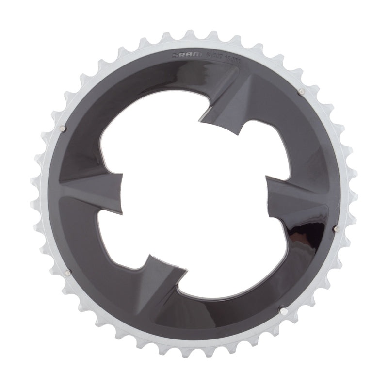 Rival Wide 2×12-Speed Outer Chainring – 43t 94 BCD BLK For use 30t Inner