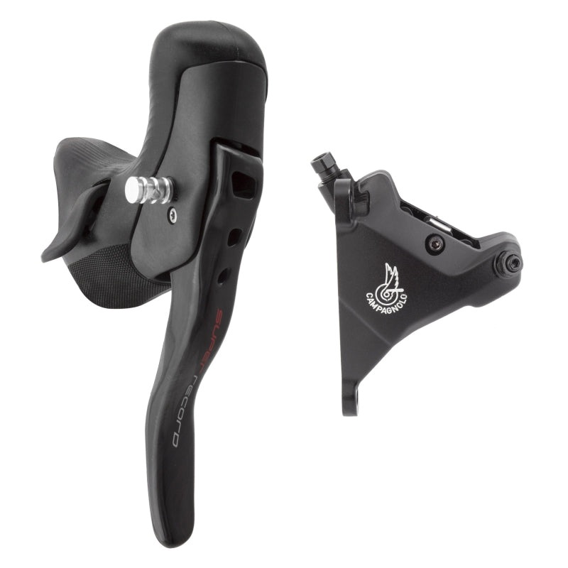Super Record Ergopower EPS Hydraulic Brake/Shift Lever Disc Caliper – Left/Front 12-Speed 160mm Flat Mount Caliper BLK