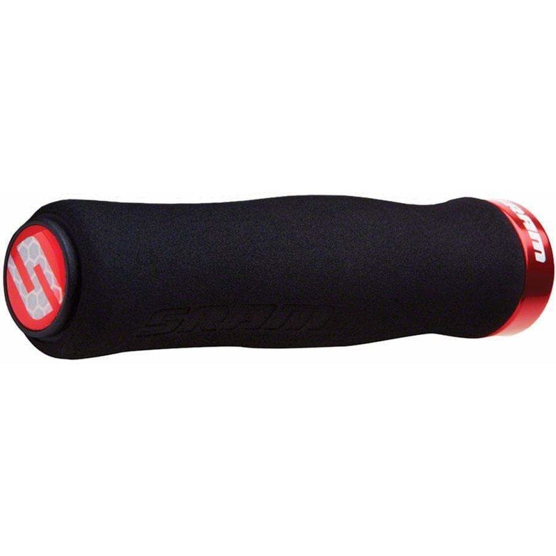 Foam Contour Grips – Black/Red Lock-On