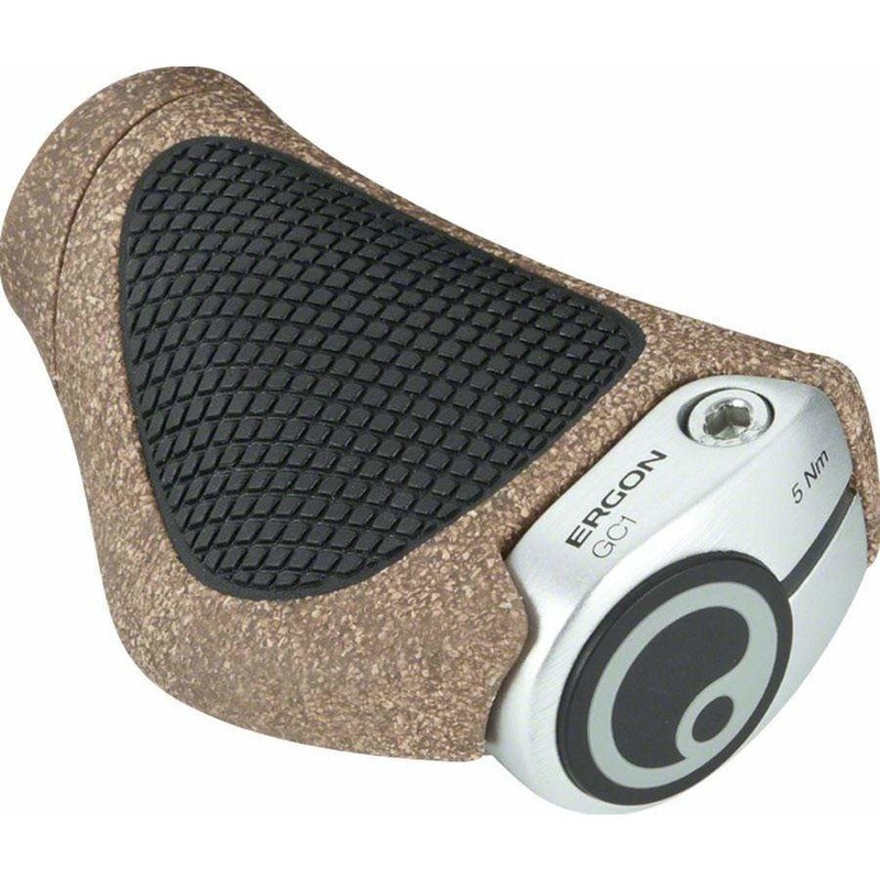 GC1 BioKork Grips – Lock-On Rohloff/Nexus Black/Tan