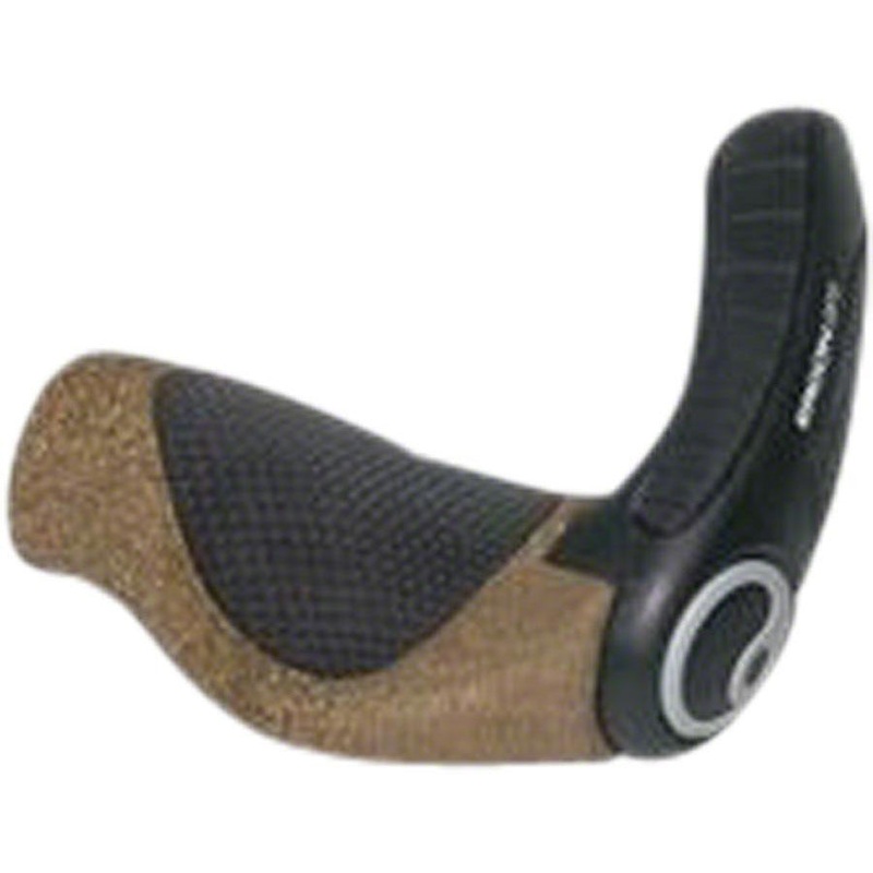 GP3 BioKork Grips – Lock-On Large Rohloff/Nexus Black/Tan