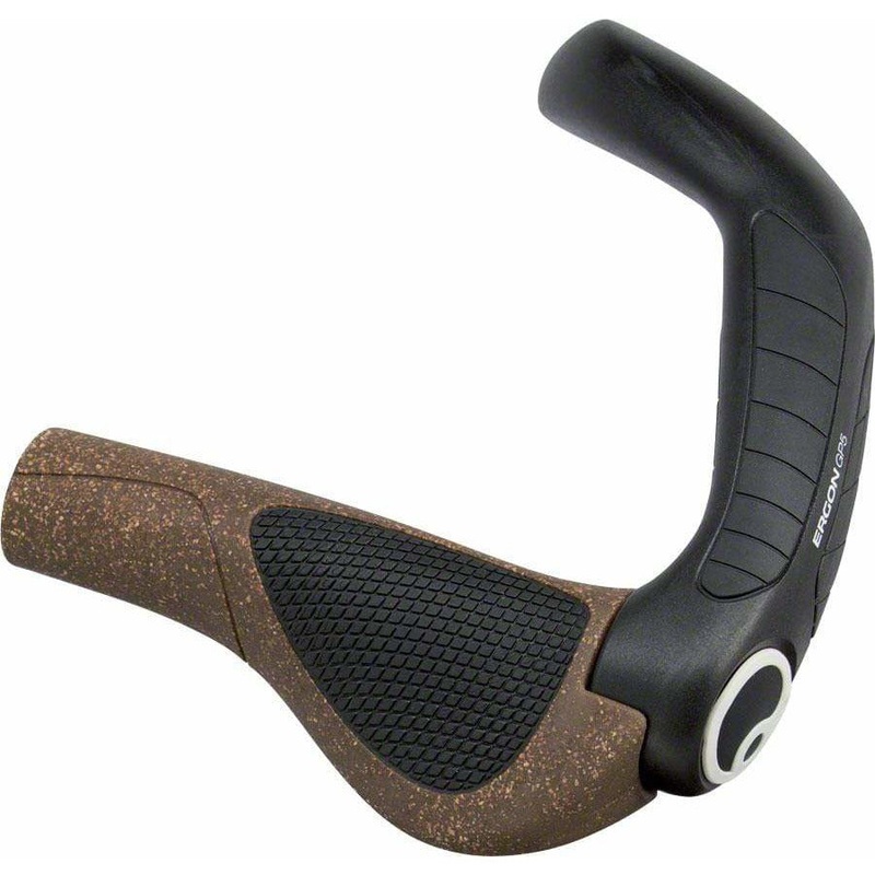 GP5 BioKork Grips – Lock-On Small Black/Tan
