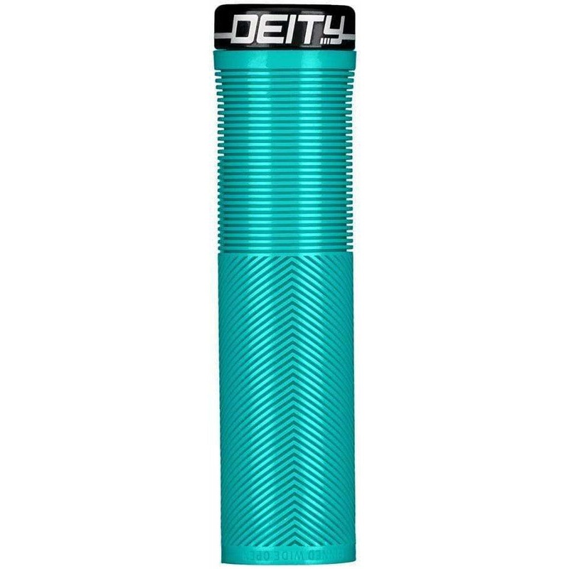 Knuckleduster Bike Handlebar Grips – Turquoise, Lock-On