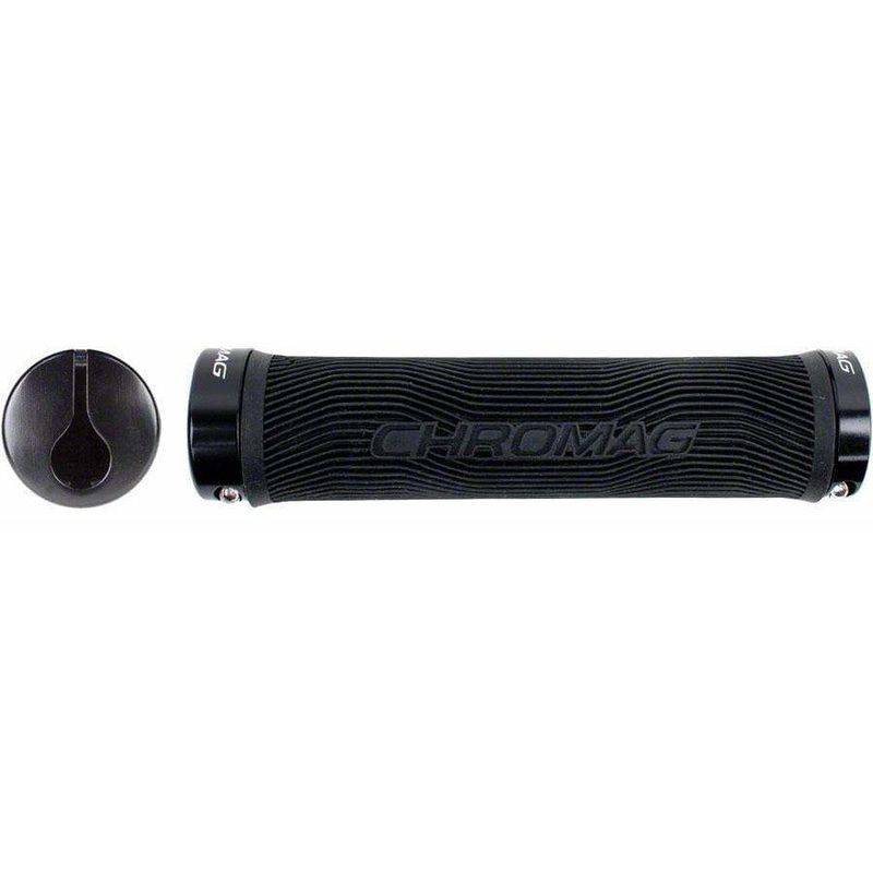 Palmskin Bike Handlebar Grips – Brown/Gold, Lock-On