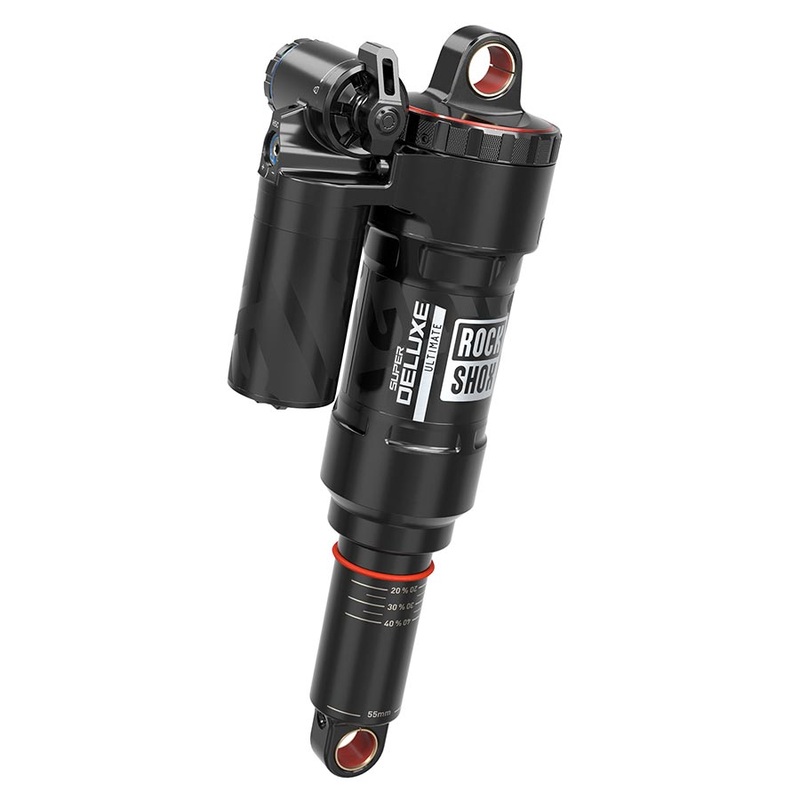 Super Deluxe Ultimate RC2T Rear shock 185×52.5 Shaft Eyelet: Trunnion Body Eyelet: No Bushing Linear Air 0Neg/1Pos Tokens LinearReb/LComp 380lb Lockout
