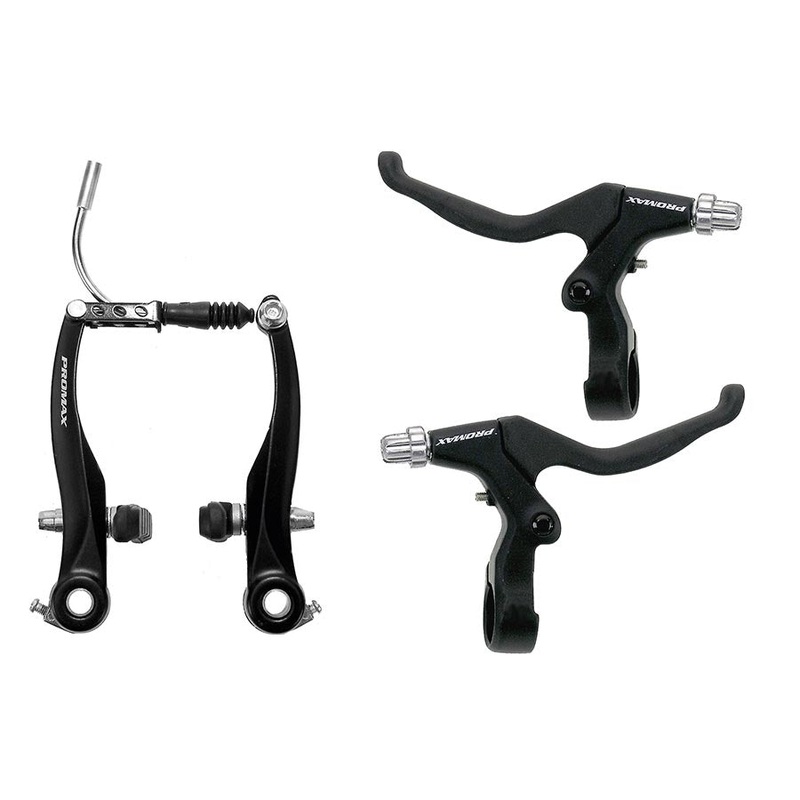 TX V-Brake and Lever Set Front and Rear Black