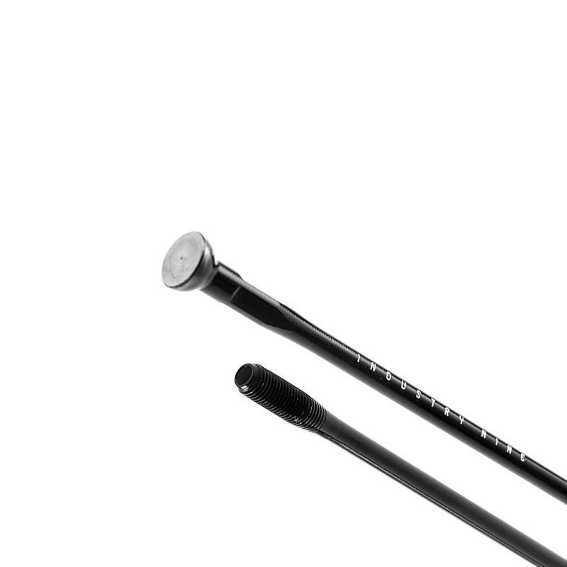 I9 Aluminum Black Spokes  0.114-0.106 Length: 280