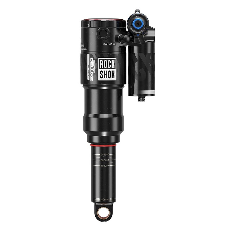 Super Deluxe Ultimate RC2T Rear Shock – 165 x 45 mm Linear Air 0 Neg/2 Pos Token Reb 55 / Comp 30 L/O4 Standard Trunnion C2